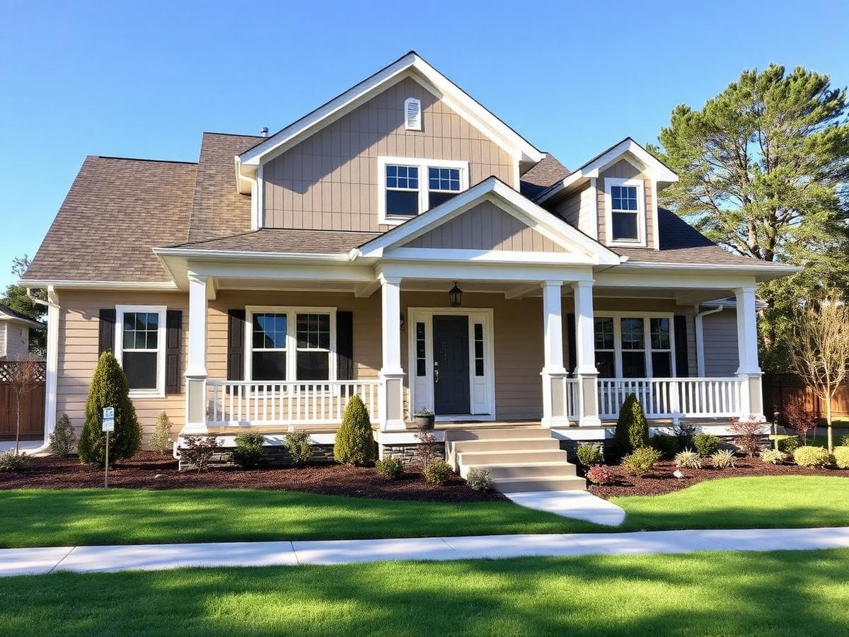 Beautiful home exterior